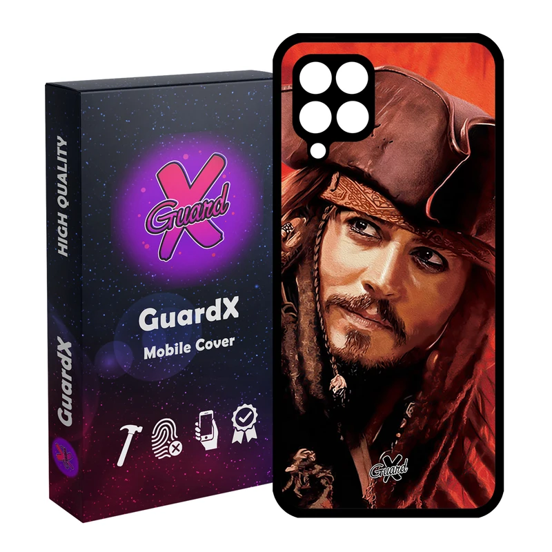 کاور گارد ایکس طرح Johnny Depp مدل Glass10205 مناسب برای گوشی موبایل سامسونگ Galaxy A12