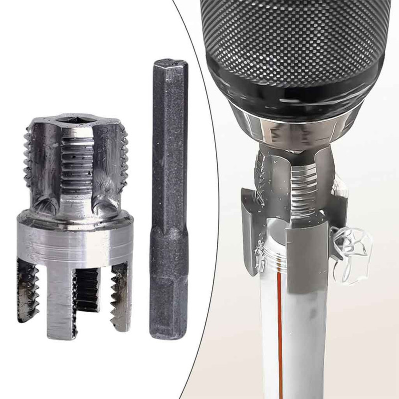 قلاویز و حدیده سر دریلی لوله اب مدل jt-3/4