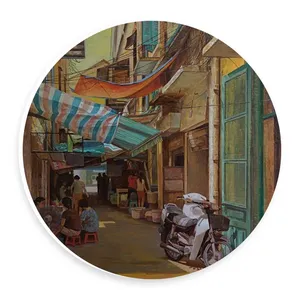   دیوارکوب طرح محله آسیایی مدل wtb813