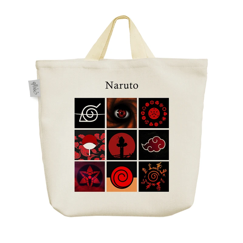 ساک خرید خندالو مدل انیمه ناروتو کد H305