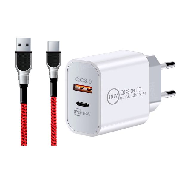شارژر دیواری ویرا سام مدل VI-CH18W PD به همراه کابل تبدیل USB-C شارژر دیواری ویرا سام مدل VI-CH18W PD به همراه کابل تبدیل USB-C