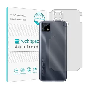 Rock space HyGEL model Transparent back protector for Realme C25s mobile phone