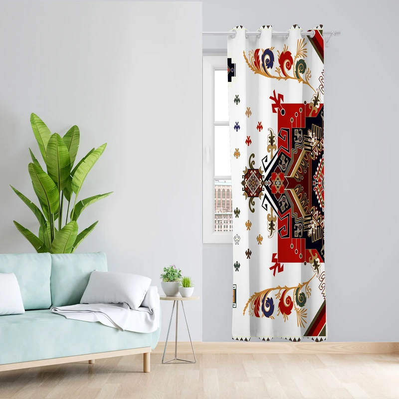 پرده مدل مخمل پانچی کد 4157 z سایز 140x200 سانتی متر