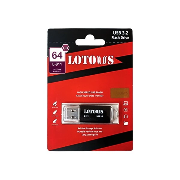 فلش مموری لوتوس L811 USB3.2 ظرفیت 64 گیگابایت