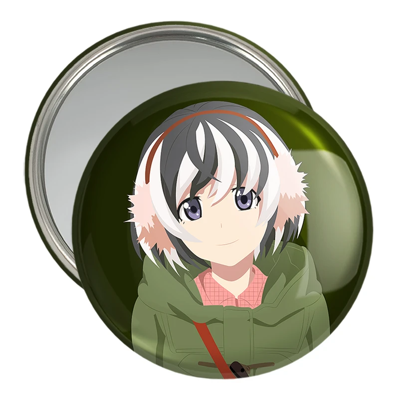 آینه جیبی خندالو مدل نادئکو سنگوکو انیمه مونوگاتاری  کد 16180