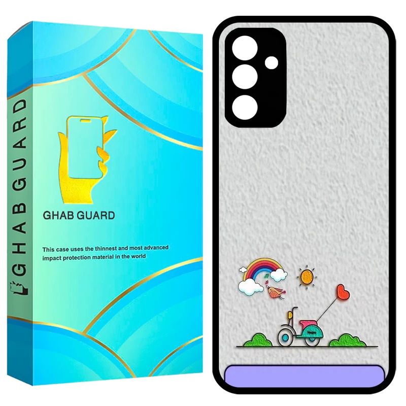 کاور قاب گارد طرح نقاشی مدل GCHPA34 مناسب برای گوشی موبایل سامسونگ Galaxy A34 5G 