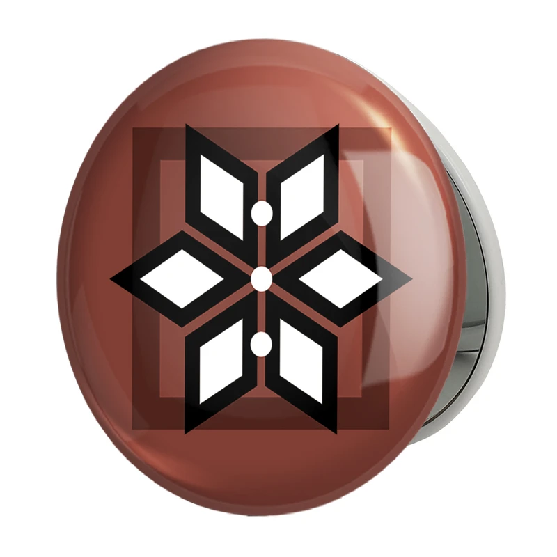 آینه جیبی خندالو طرح thunderbird  بازی رینبو سیکس سیج  مدل تاشو کد 30377