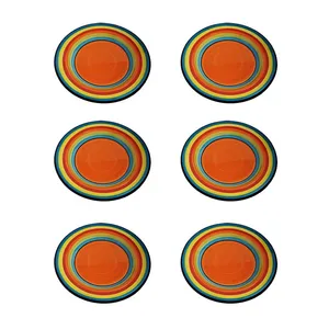 پیش دستی مدل رنگین کمان مجموعه 6 عددی