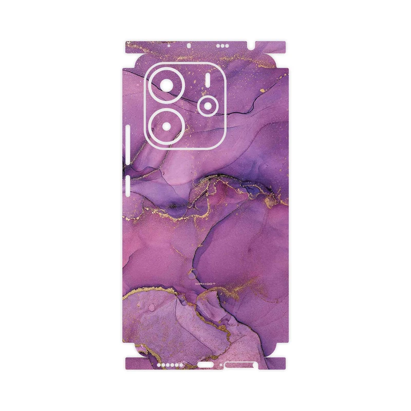 برچسب پوششی ماهوت مدل Purple Marble-FullSkin مناسب برای گوشی موبایل شیائومی Redmi Note 14 4G