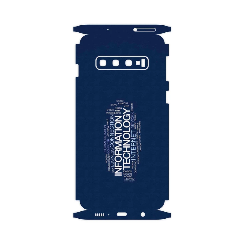 برچسب پوششی ماهوت مدل IT Science-FullSkin مناسب برای گوشی موبایل سامسونگ Galaxy S10