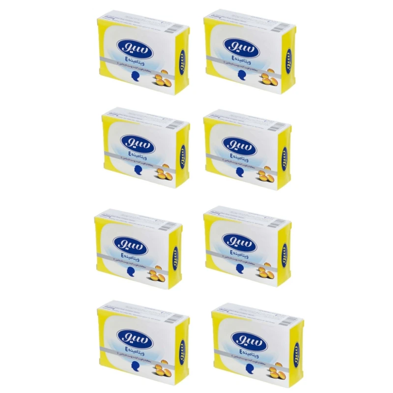 صابون شستشو سیو مدل 8E وزن 125 گرم مجموعه 8 عددی