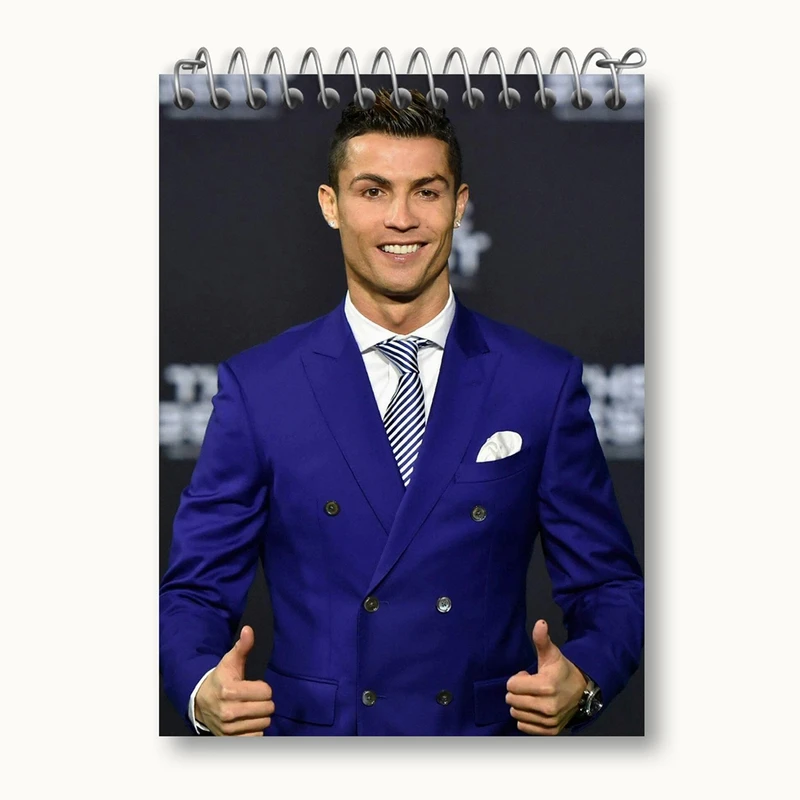 دفتر یادداشت 50 برگ خندالو مدل کریستیانو رونالدو کد 13944