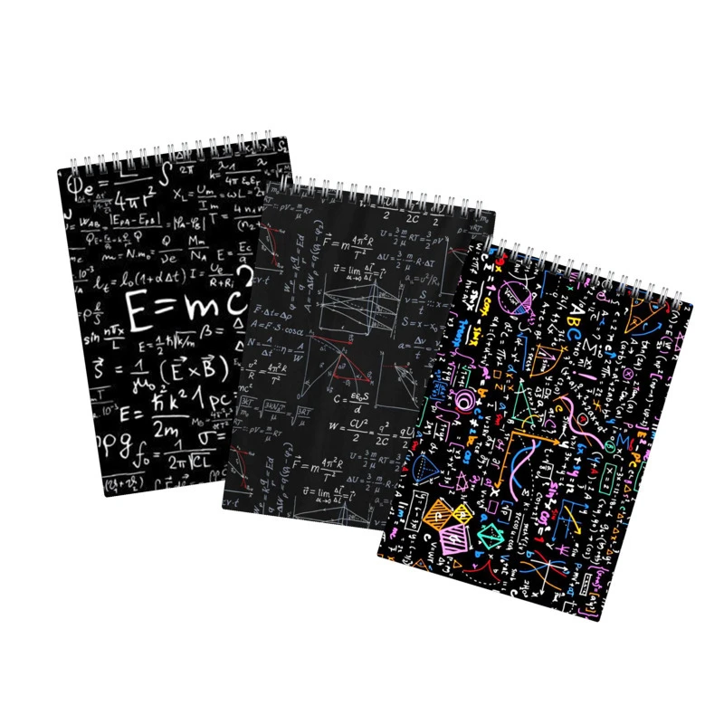 دفتر نقاشی 40 برگ لالالی لو طرح ریاضی فیزیک کد 85 مجموعه 3 عددی