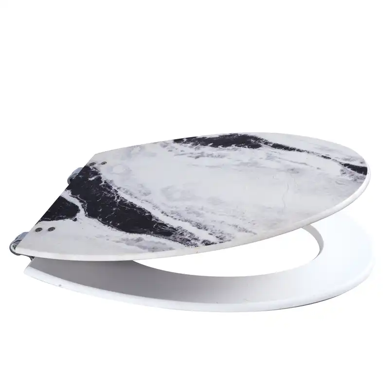 در توالت فرنگی مدل سنگ کوارتز بیضی پاندا