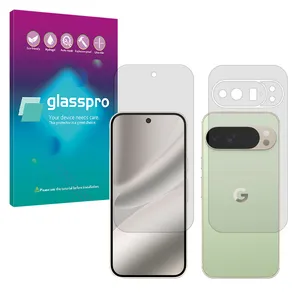 محافظ صفحه نمایش شفاف گلس پرو مدل Resistant مناسب برای گوشی موبایل گوگل Pixel 10 Pro XL به همراه محافظ پشت گوشی 