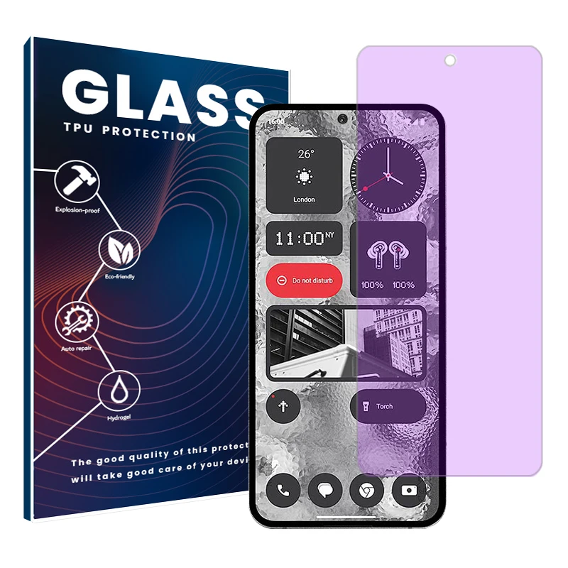 محافظ صفحه نمایش آنتی پرپل گلس مدل Resistant مناسب برای گوشی موبایل ناتینگ فون 2