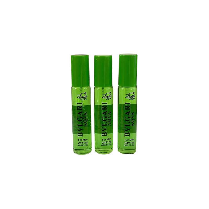 عطر جیبی مردانه ژولیا مدل بولگاری حجم 24 میلی لیتر بسته 3 عددی عطر جیبی مردانه ژولیا مدل بولگاری حجم 24 میلی لیتر بسته 3 عددی