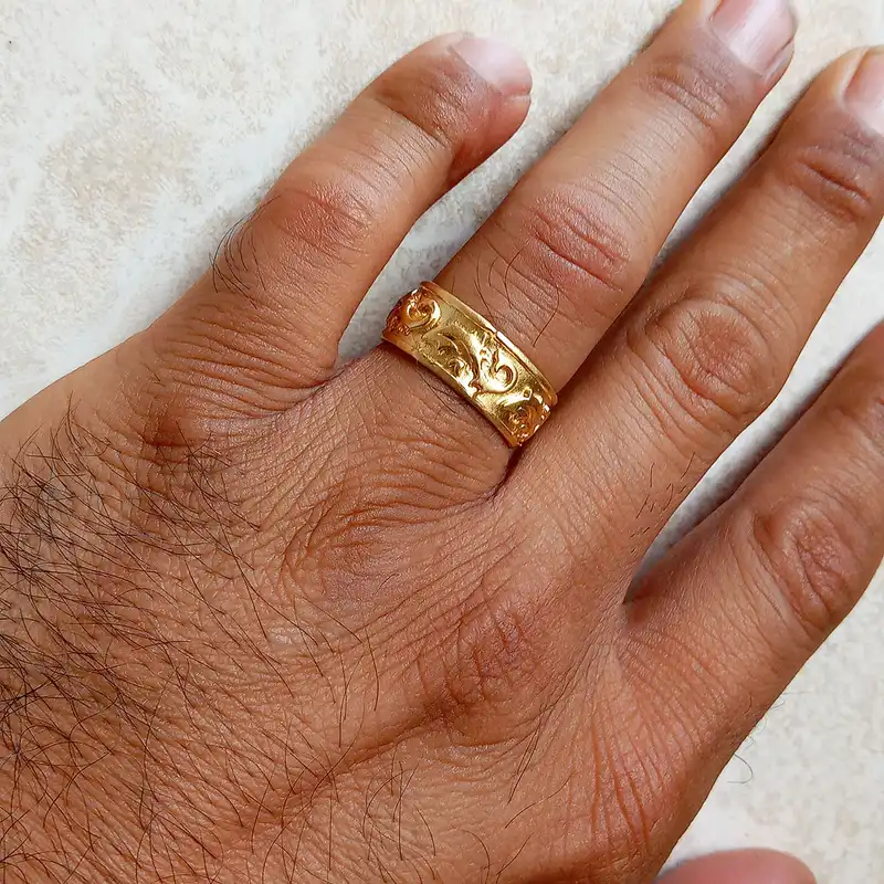 انگشتر مردانه کد GO73