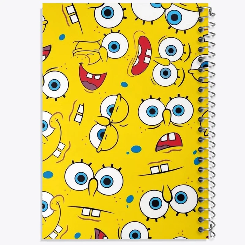 دفتر شطرنجی 50 برگ خندالو طرح باب اسفنجی کد 1333