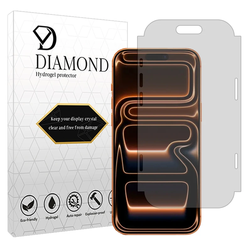 محافظ صفحه نمایش شفاف دیاموند مدل Tough مناسب برای گوشی موبایل اپل iPhone 17 Pro Max