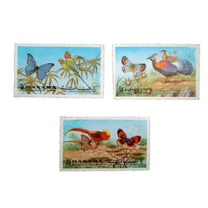 تمبر یادگاری مدل پرندگان كد c-913 مجموعه 3 عددي