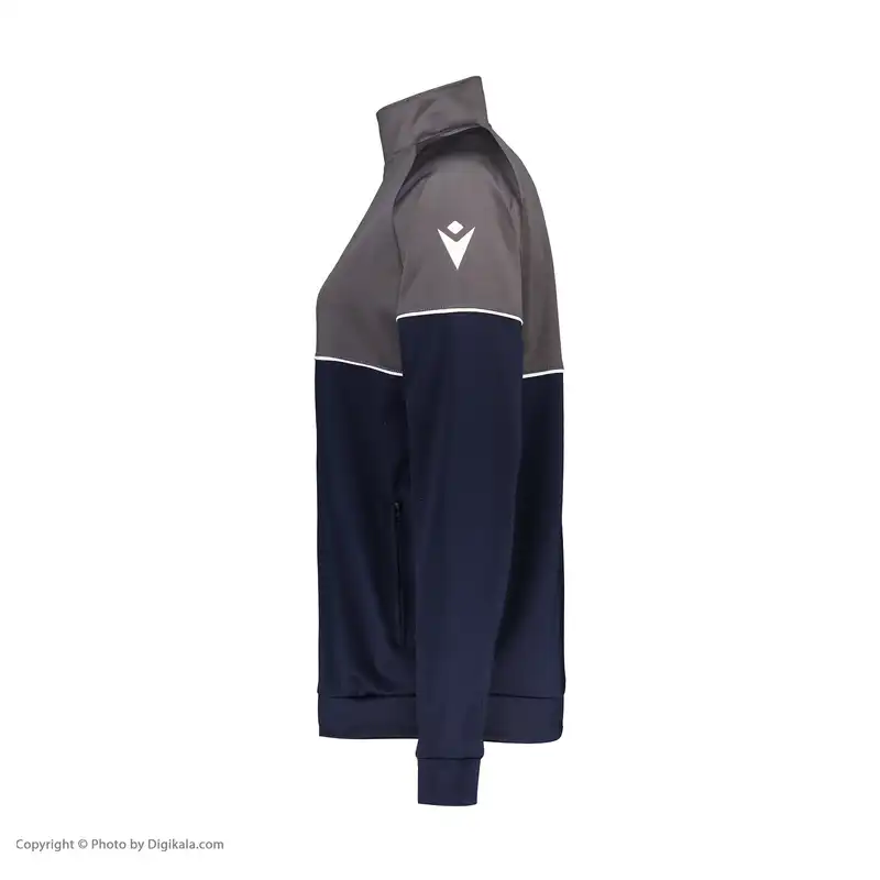 ست سویشرت و شلوار ورزشی زنانه مکرون مدل پارما پلاس رنگ سرمه ای