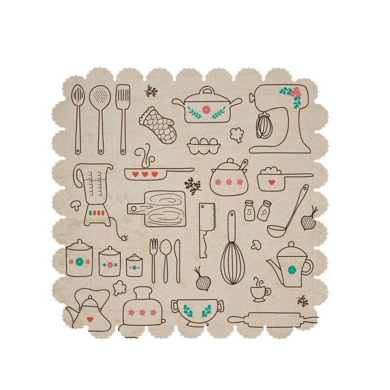  رومیزی طرح آشپزخانه کد 8086B