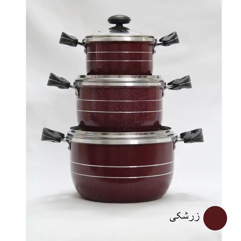 سرویس قابلمه 6 پارچه مدل کندو کد LCH1254