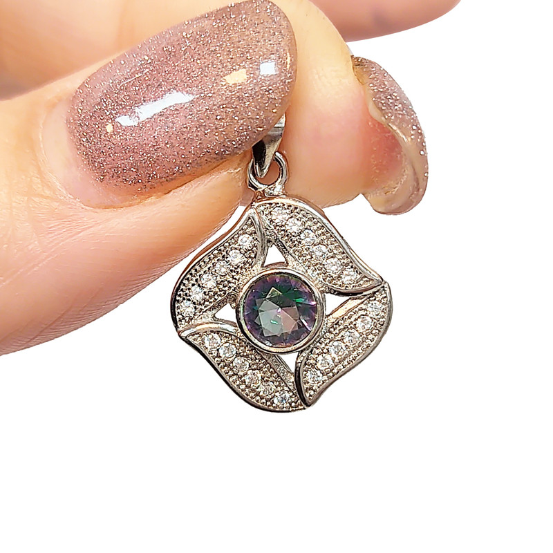 آویز گردنبند نقره زنانه مدل NG2177 آویز گردنبند نقره زنانه مدل NG2177