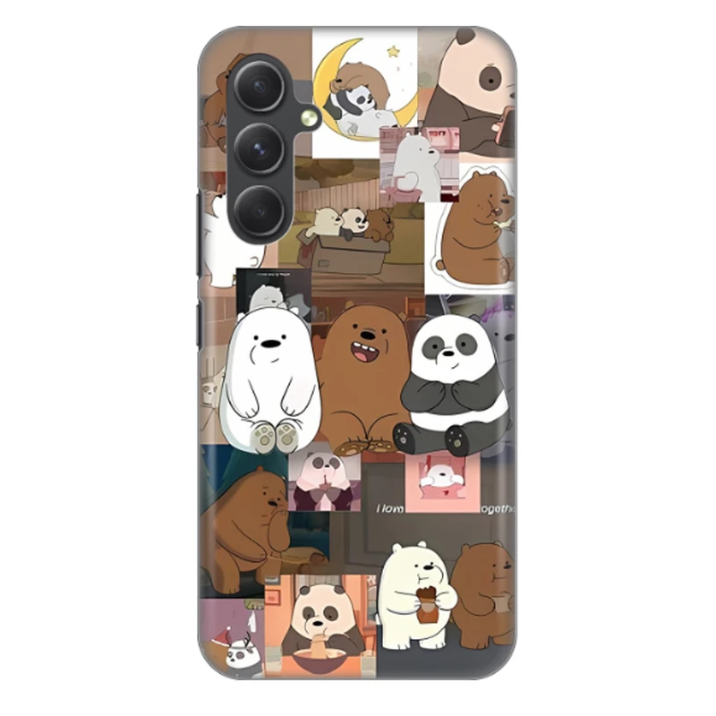 کاور  طرح پاندا و دوستان کد DIMO-021 مناسب برای گوشی موبایل سامسونگ Galaxy A54
