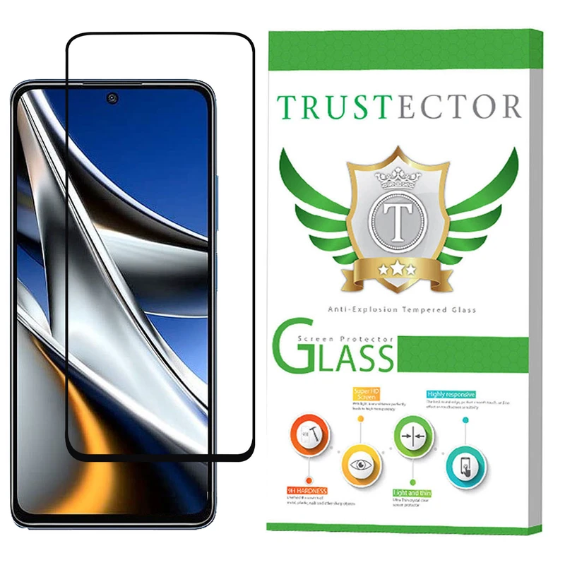 محافظ صفحه نمایش سرامیکی تراستکتور مدل  CRT-Glass مناسب برای گوشی موبایل شیائومی Poco X4 Pro 5G