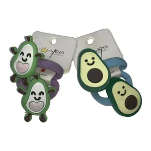 کش مو زنانه مدل آووکادو بسته 4 عددی