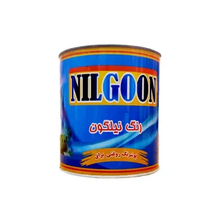 رنگ روغنی نقره ای براق نیلگون کد 800 وزن 1 کیلوگرم 