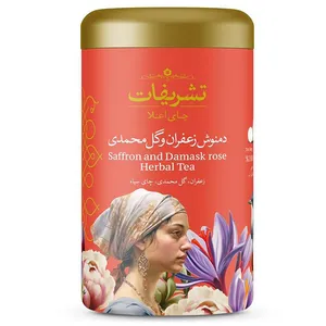  دمنوش کیسه ای زعفران و گل محمدی تشریفات بسته 14 عددی