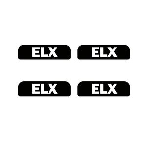 برچسب دستگیره خودرو کد ELX DST 01 مناسب برای پژو پارس مجموعه 4 عددی