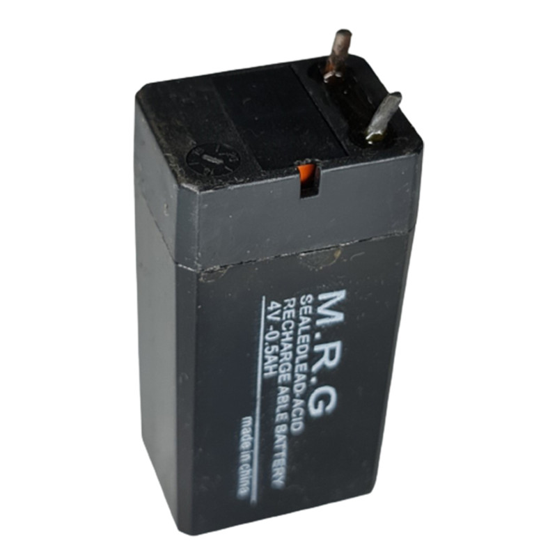 باتری سیلد اسید 4 ولت 0.5 آمپر ام آر جی مدل M-500 باتری سیلد اسید 4 ولت 0.5 آمپر ام آر جی مدل M-500
