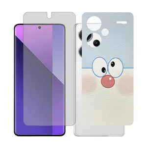 Glass Together model matte Screen Protector Suitable for Xiaomi Redmi Note 13 Pro Plus Mobile Phone with Back cover sticker