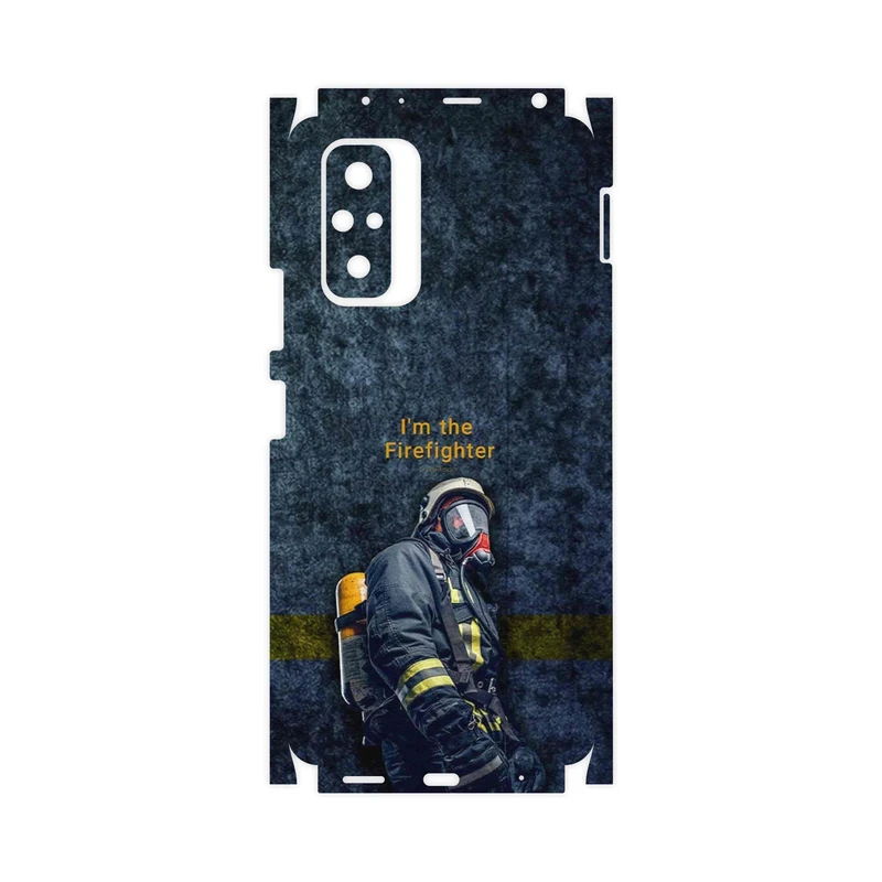 برچسب پوششی ماهوت مدل Firefighter-FullSkin مناسب برای گوشی موبایل شیائومی Redmi Note 10 Pro Max