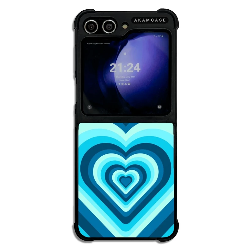 کاور آکام مدل AMCWSGZFLIP5-HEARTS8 مناسب برای گوشی موبایل سامسونگ Galaxy Z Flip 5