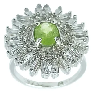 انگشتر نقره زنانه سلین کالا مدل زبرجد ce-As281