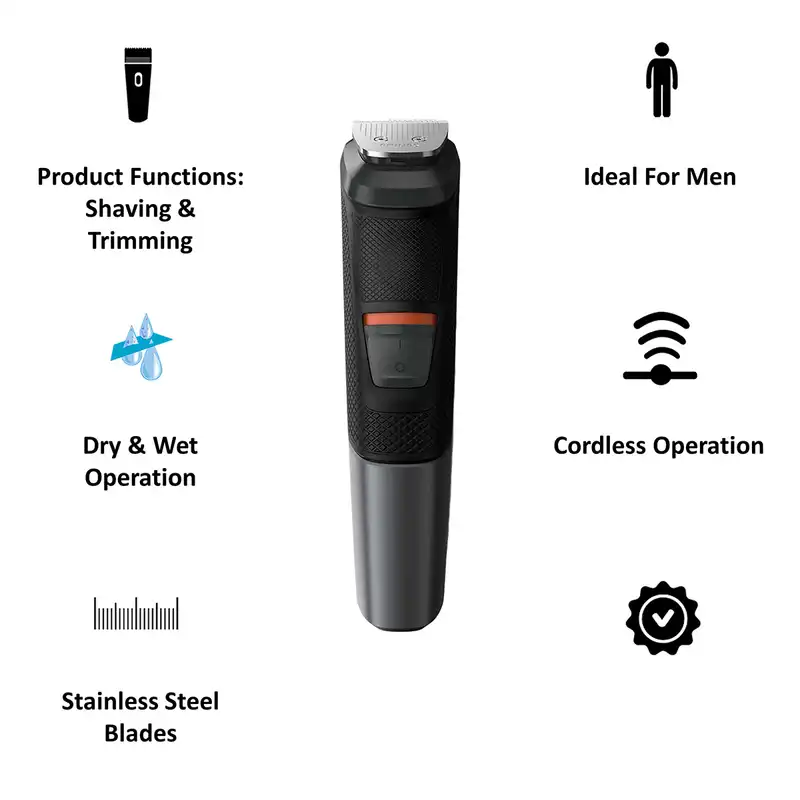 ست ماشین اصلاح موی صورت و بدن فیلیپس مدل MG5720/18