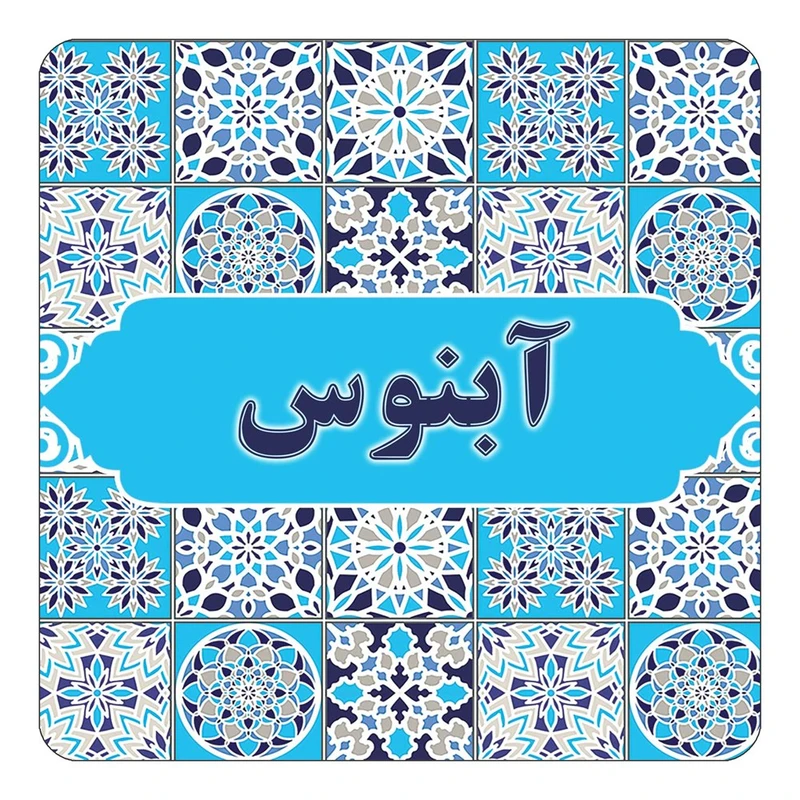 مگنت کاکتی طرح اسم آبنوس مدل اسلیمی کد mg19232