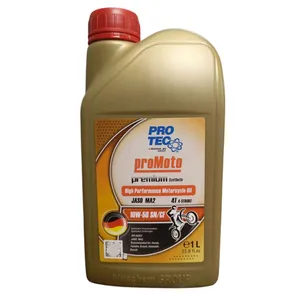 روغن موتور سیکلت تمام سنتتیک پروتک مدل SN 10W-50 حجم 1 لیتر