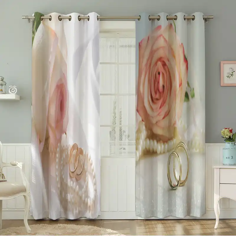 پرده نیروانا طرح گل مدل مخمل کد 5177سایز 140×280 سانتی متر