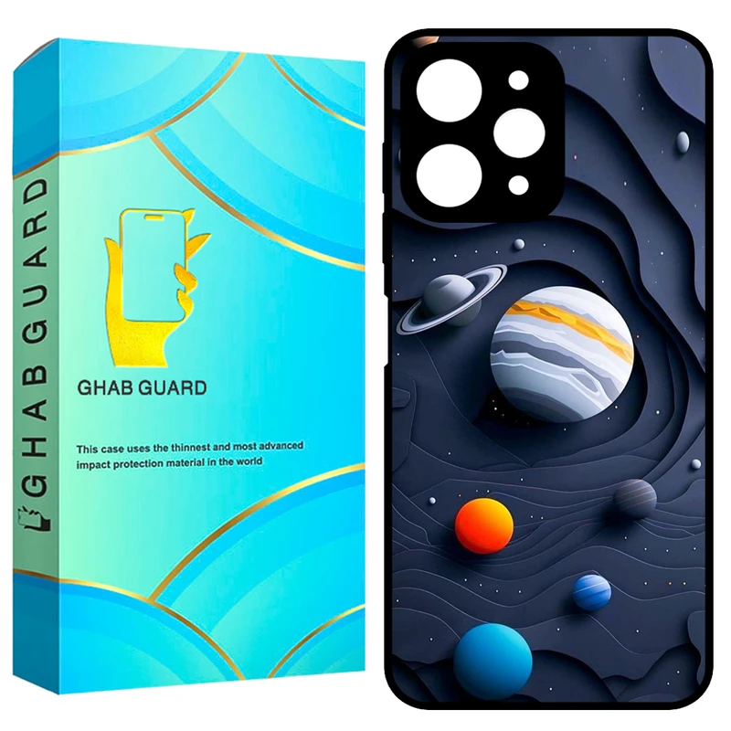 کاور قاب گارد طرح فضایی مدل GCHPR12 مناسب برای گوشی موبایل شیائومی Redmi 12 4G / Redmi 12 5G / Poco M6 Pro 5G