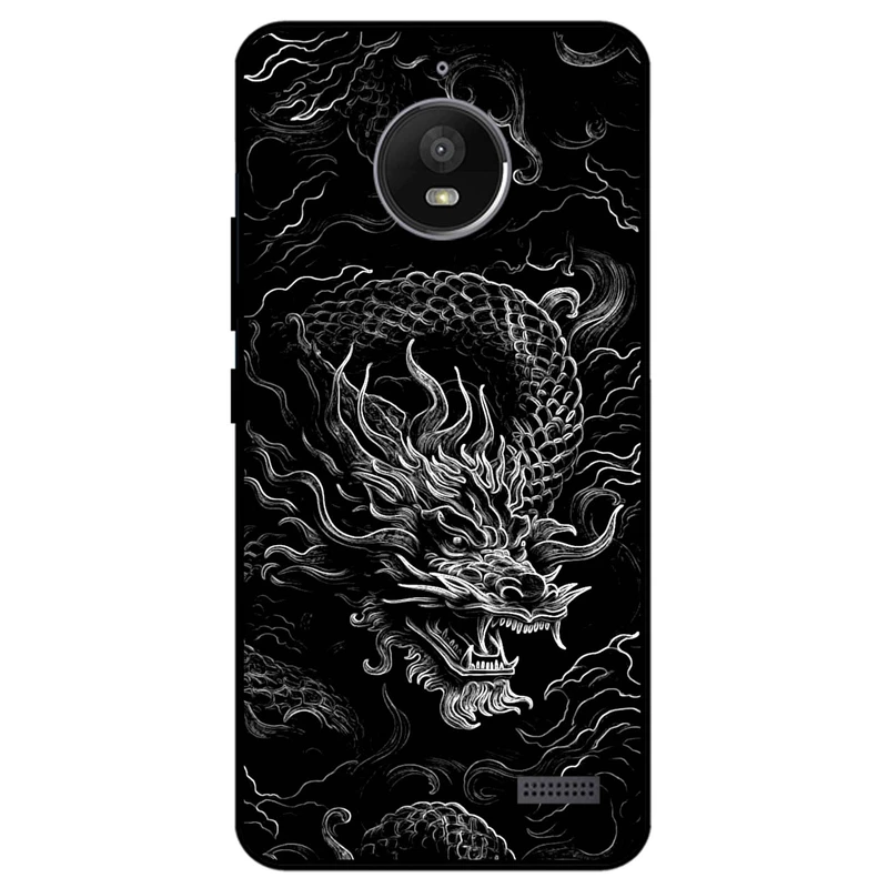 کاور مگافون طرح اژدها مدل 1897 مناسب برای گوشی موبایل موتورولا Moto E4