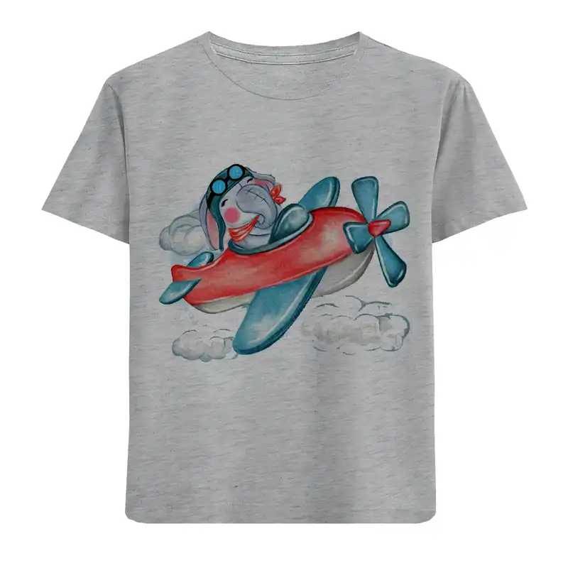 تی شرت پسرانه مدل فیل خلبان F372