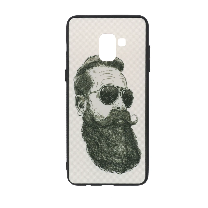 کاور طرح MR BEARD کد 18 مناسب برای گوشی موبایل سامسونگ Galaxy A8 Plus /A730