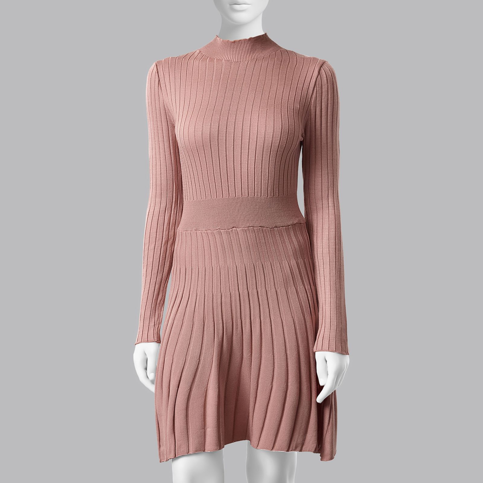 پیراهن بافت یقه ایستاده زنانه ترندیول مدل 814857595 - - 1