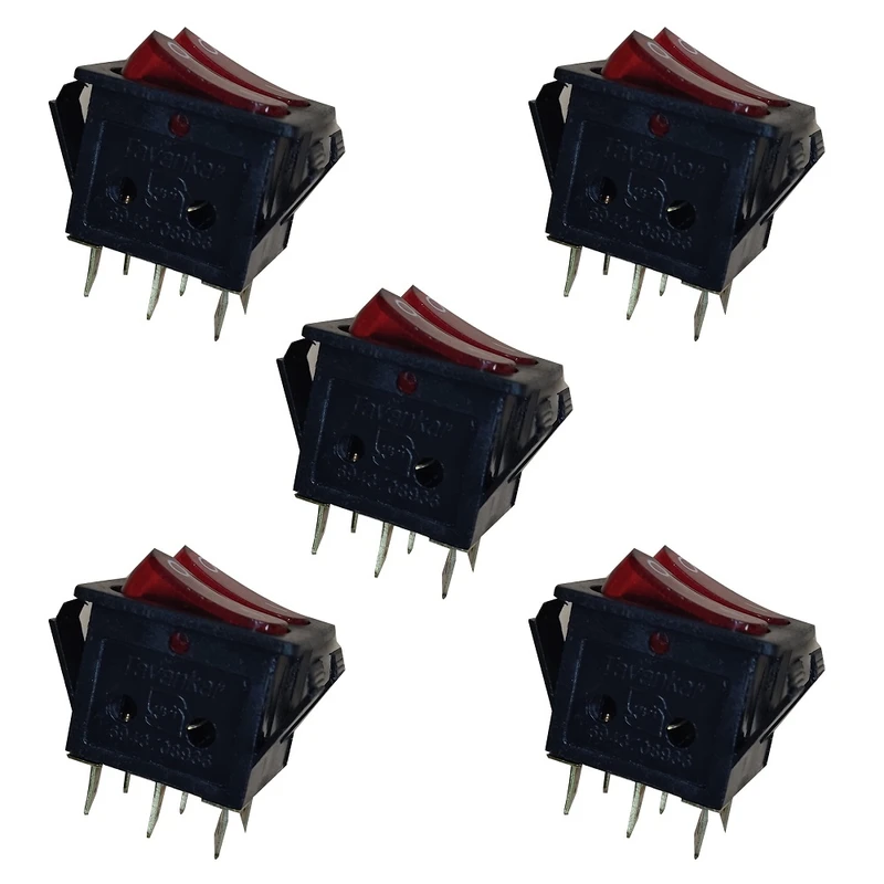 کلید دو پل مدل استاندارد B.K 705 بسته 5 عددی